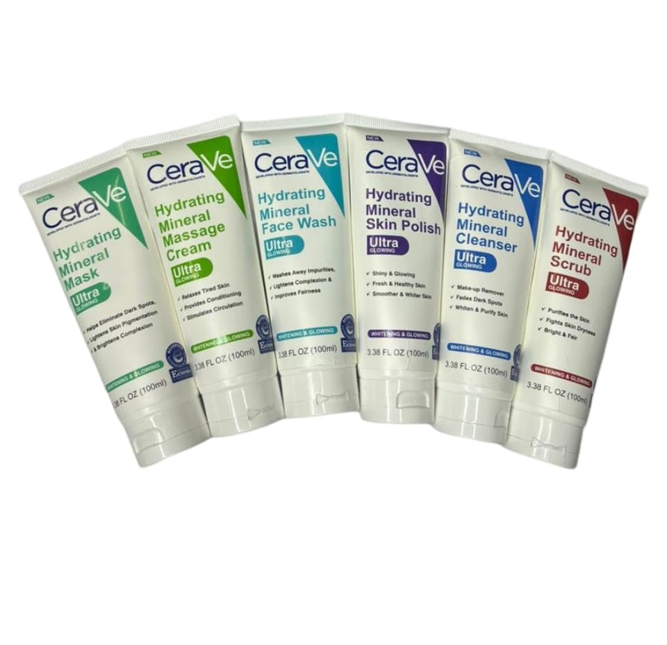 CeraVe Pack Of 06 Cerave Hydrating Mineral Facial Kit 100ml | Best Quality Hydrating Mineral Facial Kit