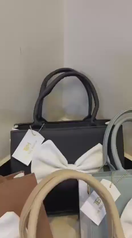 Women's PU Leather Plain Hand Bag