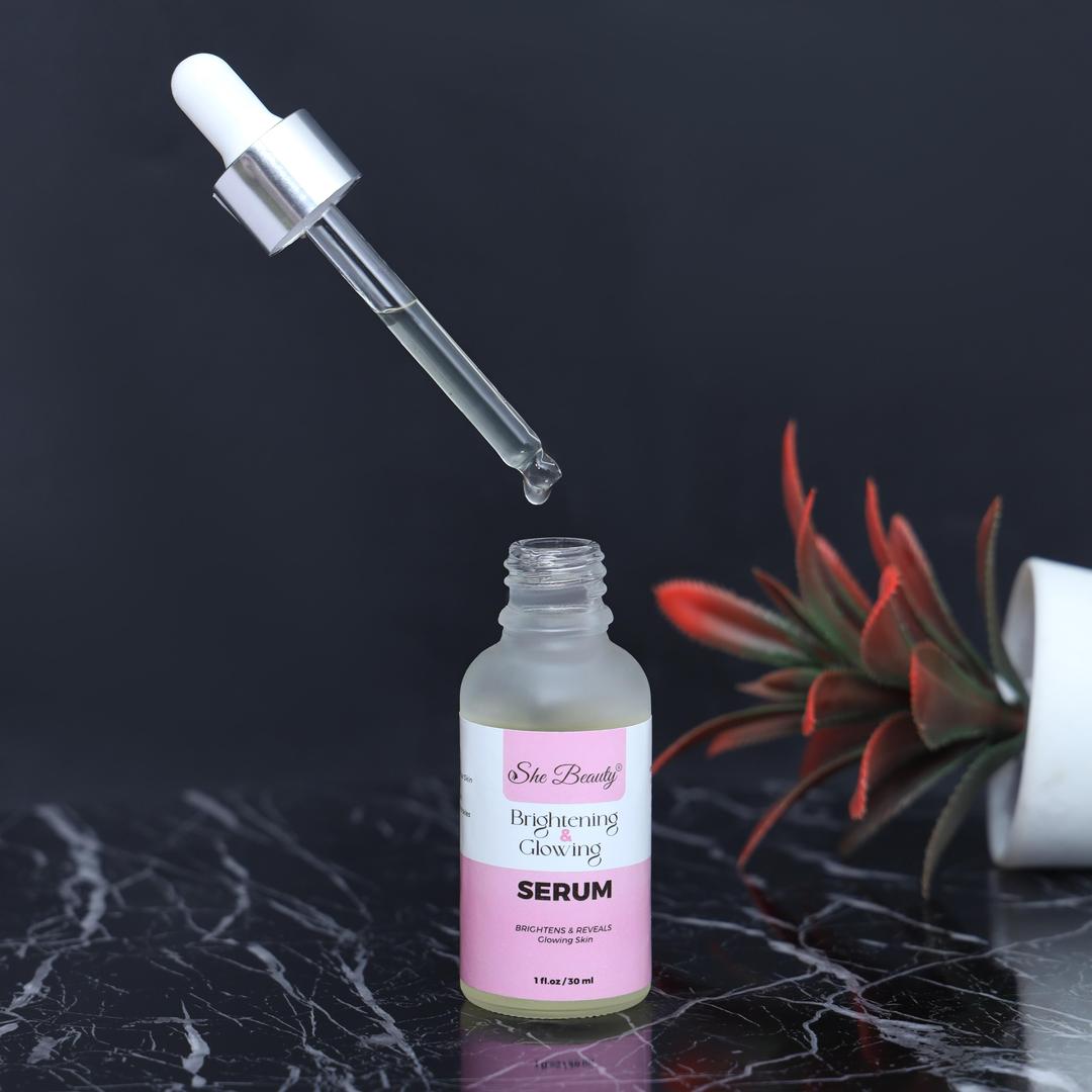 2 in 1 Skincare Bundle –She Beauty Night Cream & Niacinamide Serum (Pack of 2)