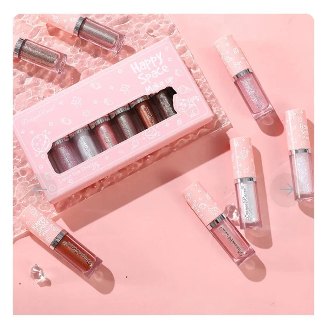 Dragon Ranee Liquid Glitter Eyeshadow, Complete Pack Of 8