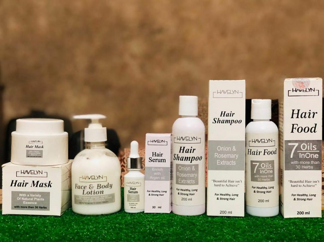 5 in 1 Hair and Body Care Set – 5 Pcs Essential Hair Oil, Mask, Shampoo, Serum & Body Lotion