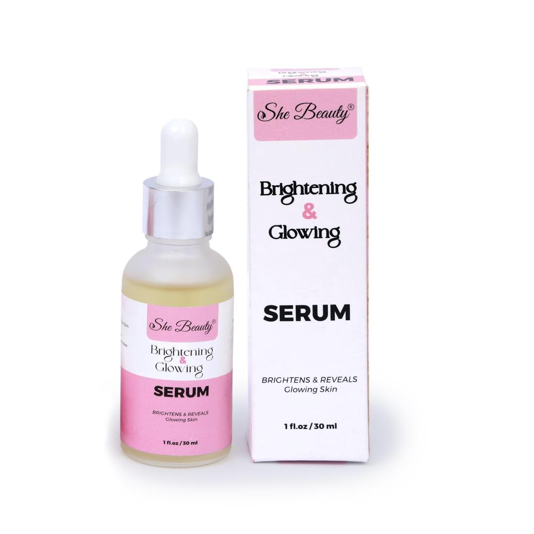 2 in 1 Skincare Bundle –She Beauty Night Cream & Niacinamide Serum (Pack of 2)