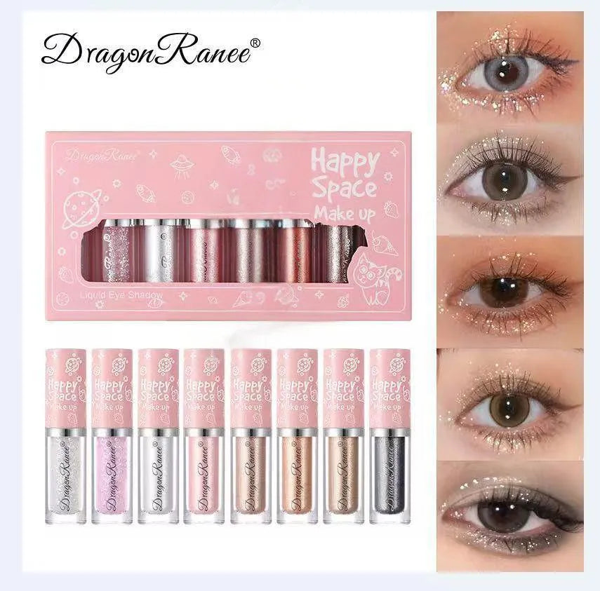 Dragon Ranee Liquid Glitter Eyeshadow, Complete Pack Of 8