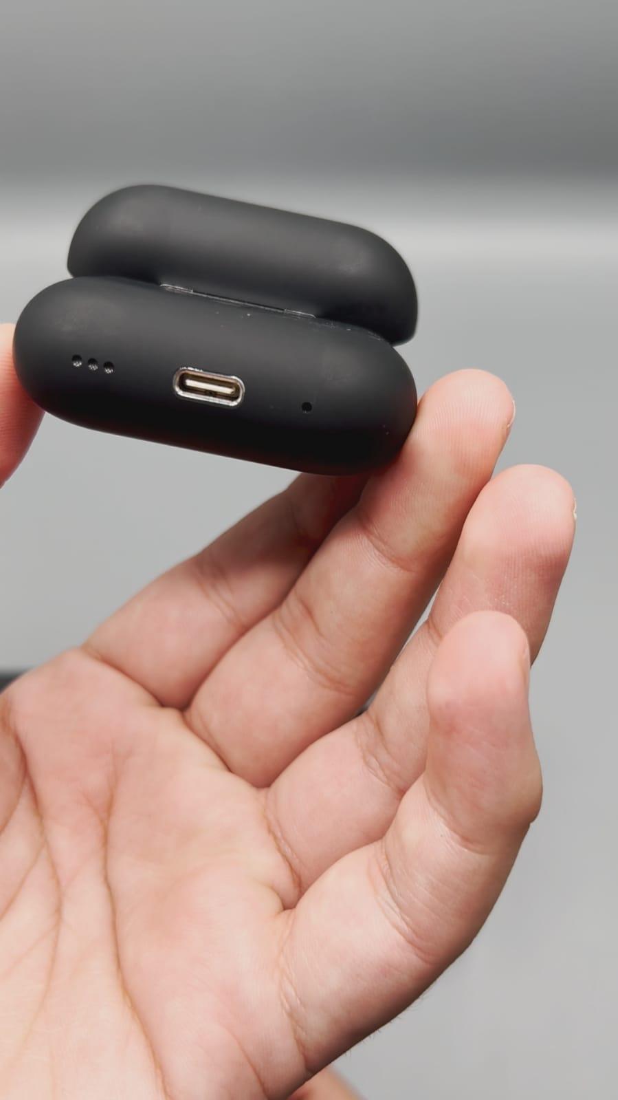 Black AirPods Pro (2nd Gen USA Made) with MagSafe Charging Case and Active Noise Cancellation