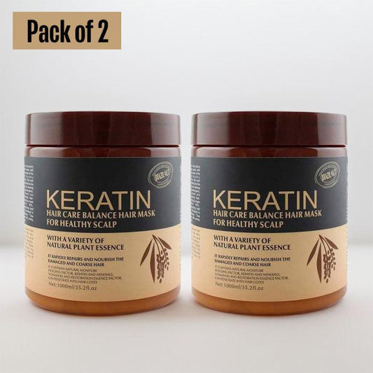 Keratin Hair Mask Treatment, 500ml - Pack Of 2
