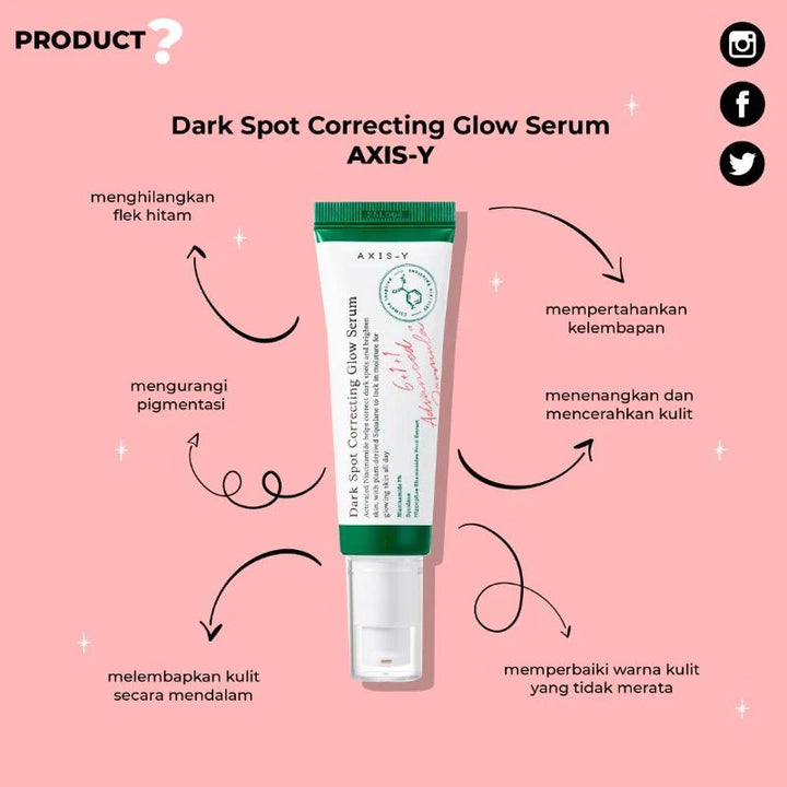 AXIS-Y - Dark Spot Correcting Glow Serum - 50ML