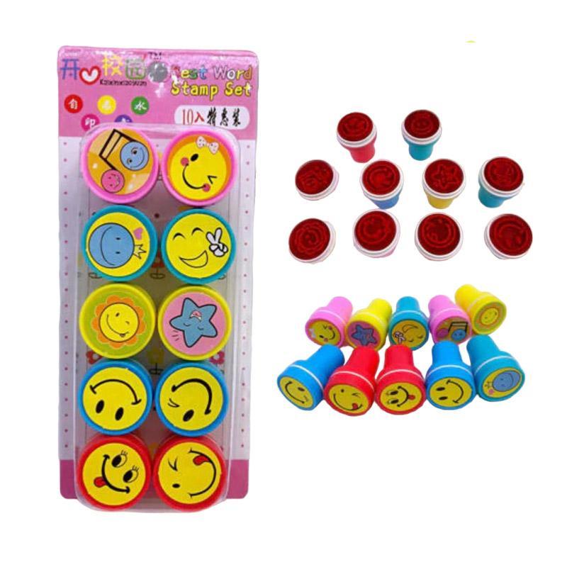 Set of 10pcs Smiling Face Stamp