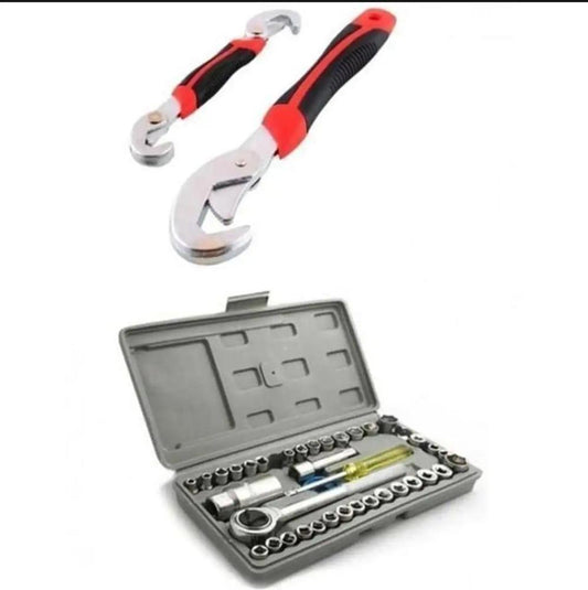 Snap And Grip Socket Set, Pack Of 2