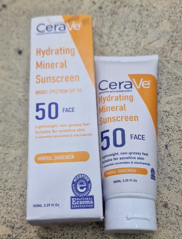 Cerave Hydrating Mineral Sunscreen Spf 50 -100 Ml – Cerave Hydrating Sunblock