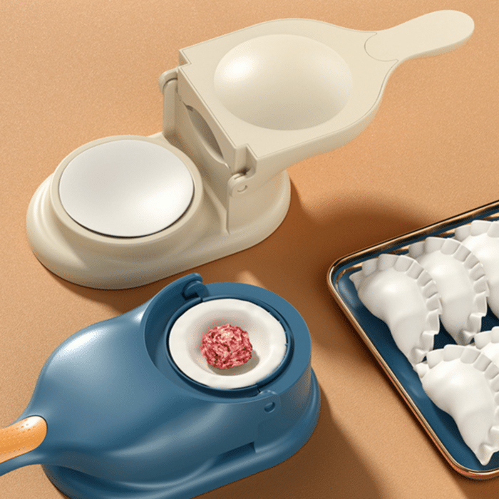 2-in-1 Dumpling Wrapper Tool Food Grade Manual Dumpling Wrapper Mold Labor-saving Baking Pastry Home Kitchen Gadget (random Color)