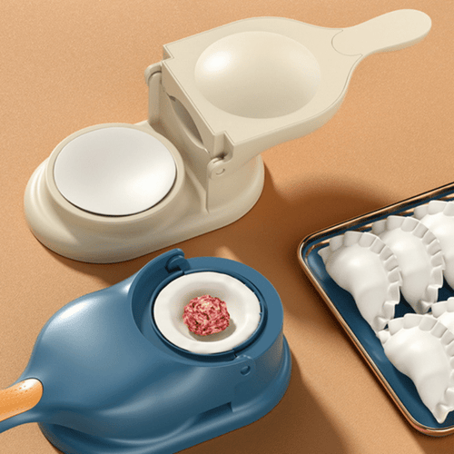 2-in-1 Dumpling Wrapper Tool Food Grade Manual Dumpling Wrapper Mold Labor-saving Baking Pastry Home Kitchen Gadget (random Color)