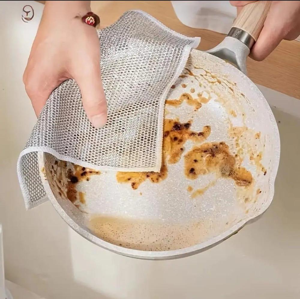 5 Pcs Durable And Washable Material Cleaning Cloth