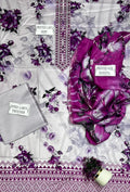 3 Pcs Women's Unstitched Printed Suit