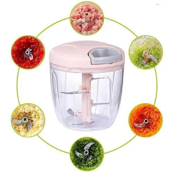 Hand Pull Manual Quick Food Chopper - Big