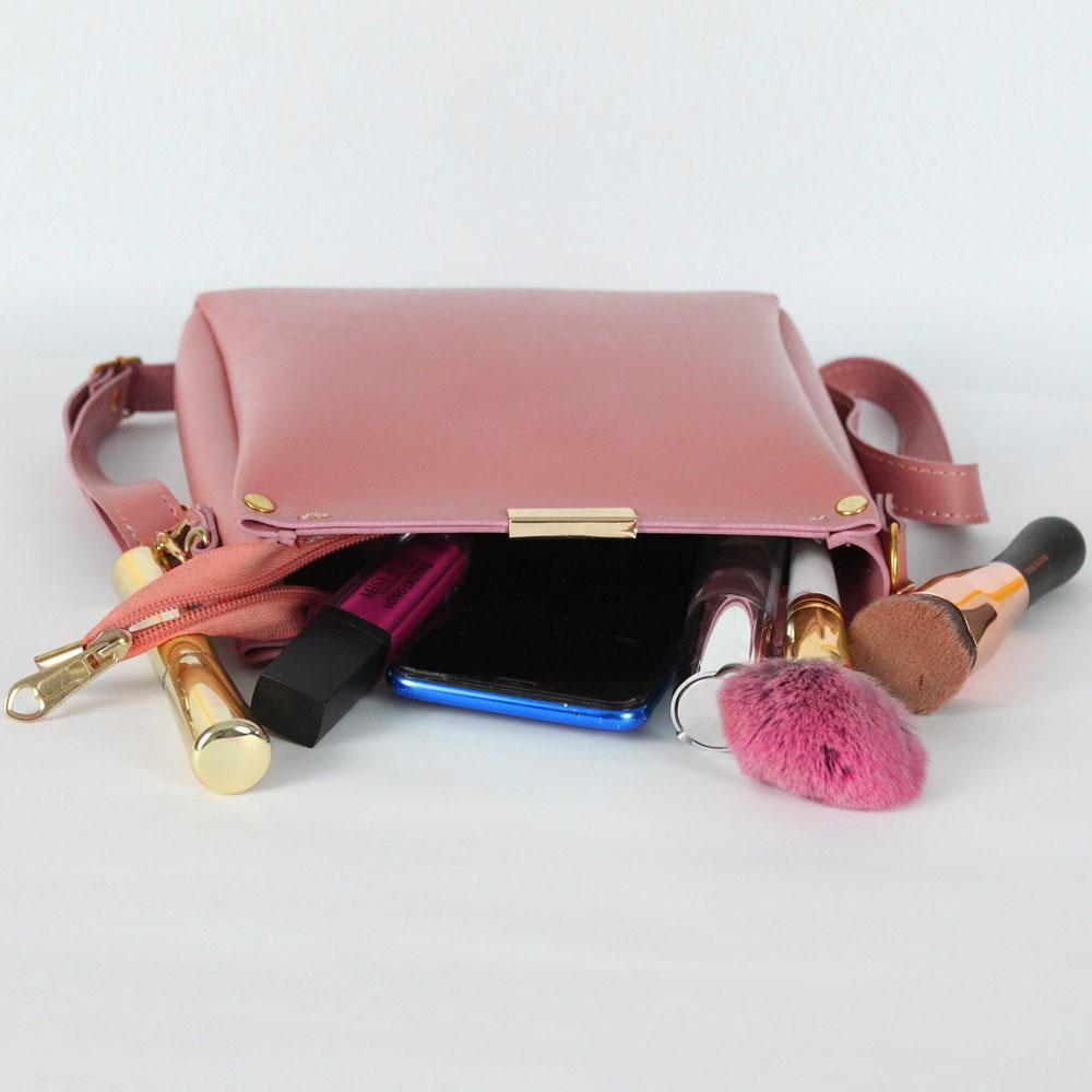 Girl's Rexine Plain Hand Bag
