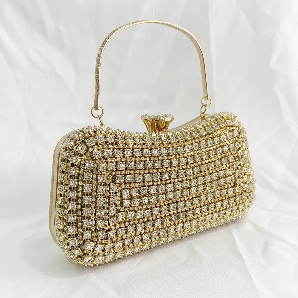 Amazon E-commerce Hot Dinner Bag Diamond-encrusted Women's Hand-held Dress Small Bag Banquet Bag Vintage Cheongsam Handbag