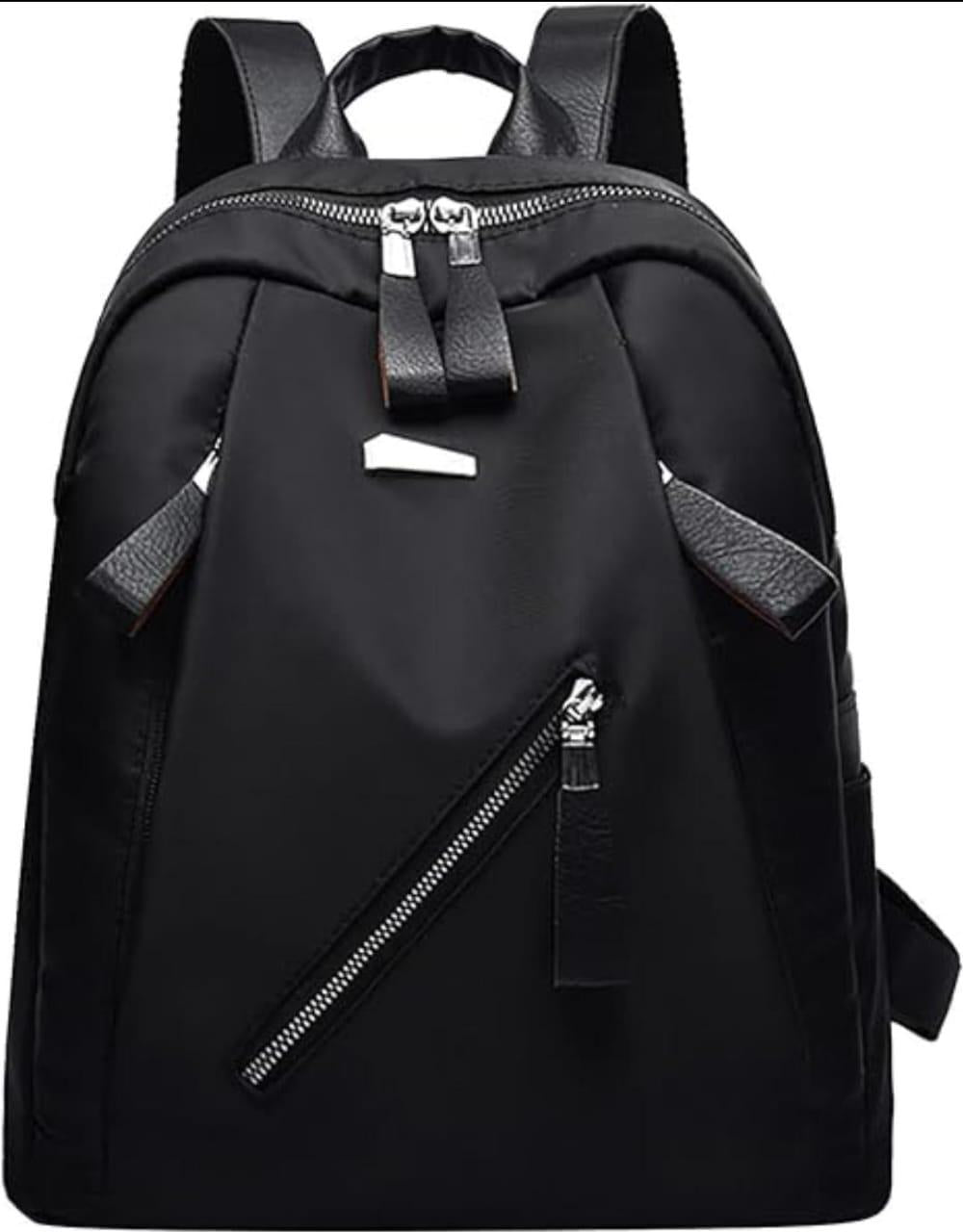 Casual Faux Leather Backpack - 1 Pc Waterproof Multicolor