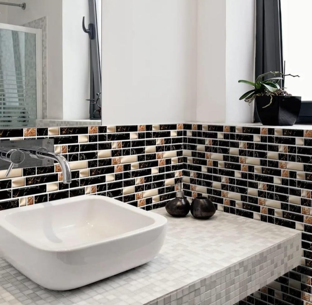 PVC Wall Sticker Black Marble Design 20x10cm

*Product Description*: