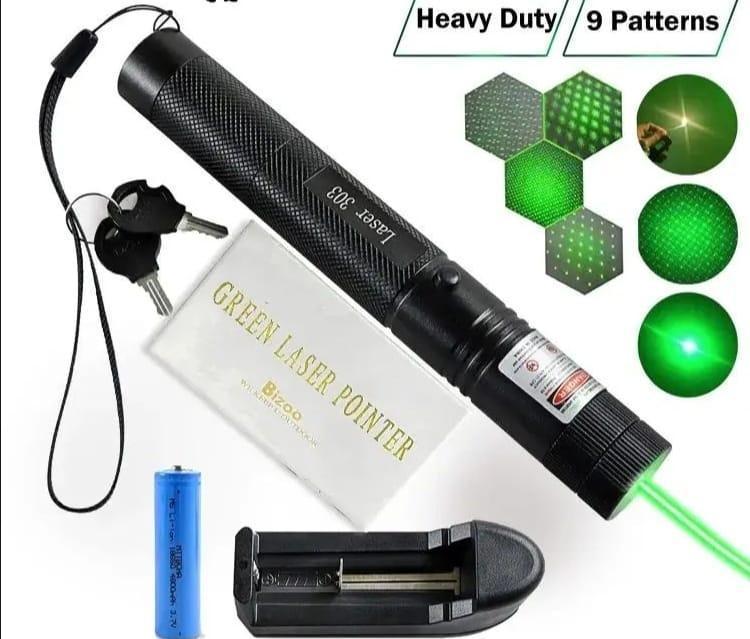 Rechargeable Portable Laser Light Pointer - 1 Pc Durable and Versatile Device
