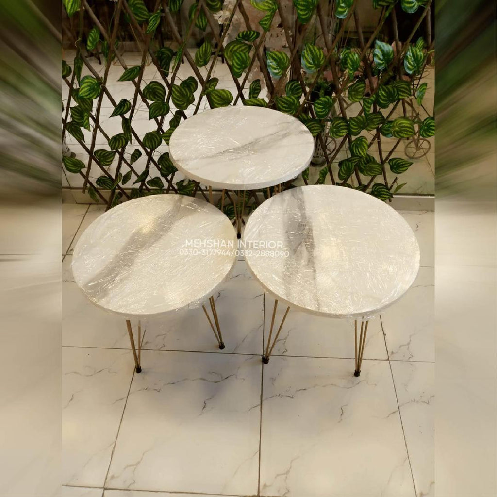 3 Pcs Coffee Table Set