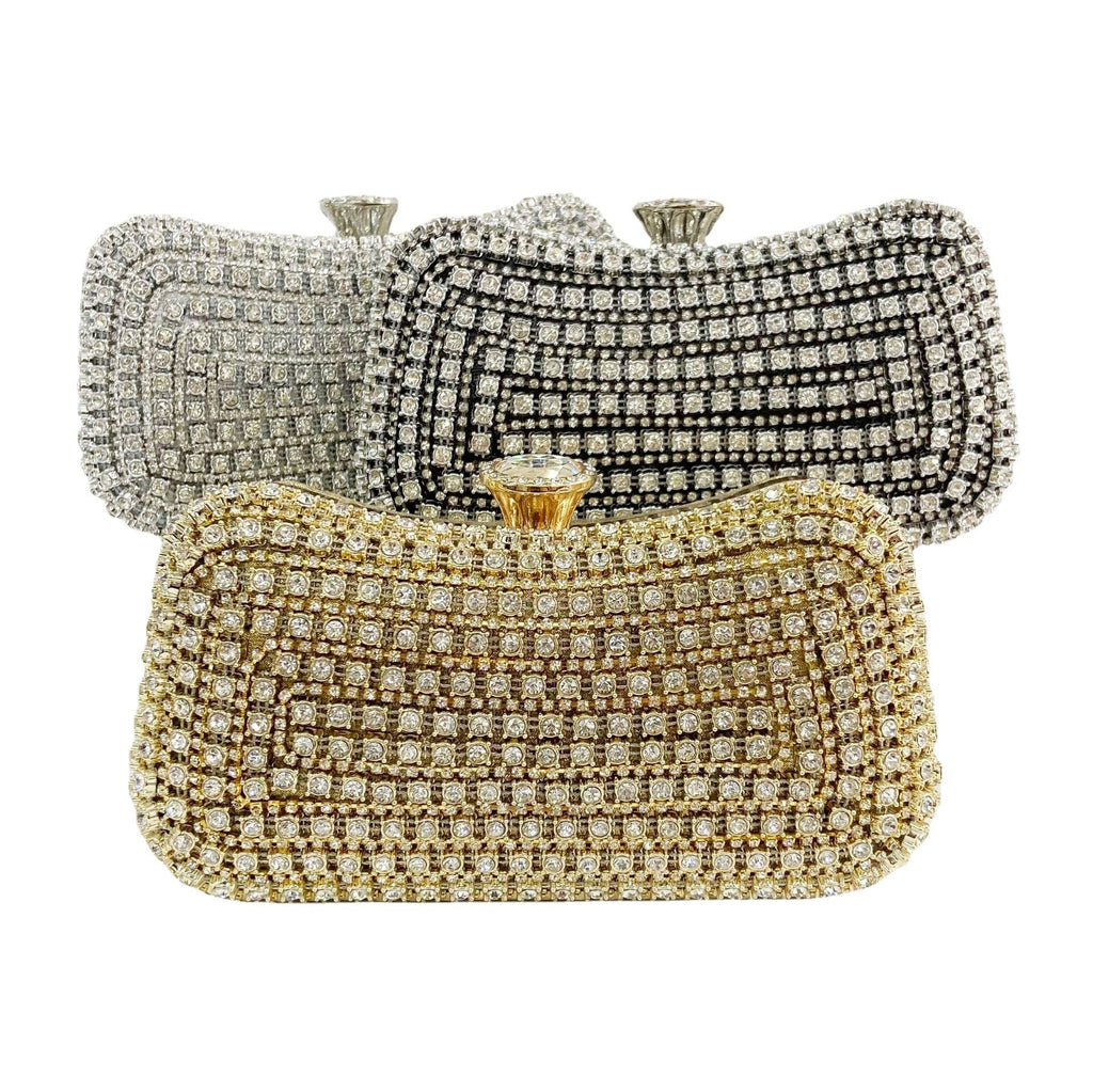 Amazon E-commerce Hot Dinner Bag Diamond-encrusted Women's Hand-held Dress Small Bag Banquet Bag Vintage Cheongsam Handbag