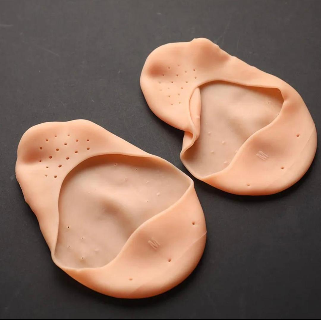 Moisturizing Gel Socks for Dead Skin Removal - 1 Pair Peach Color