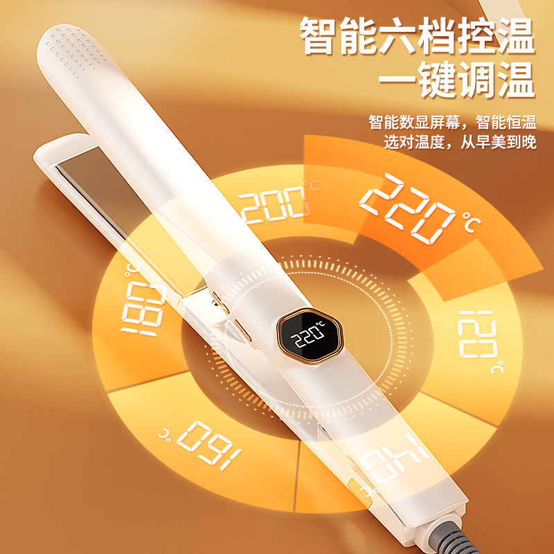 Portable Hair Straightener with 6 Temp Settings & Smart Off