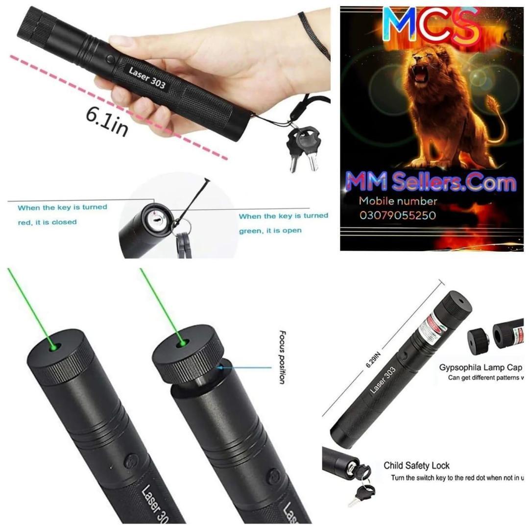 Rechargeable Portable Laser Light Pointer - 1 Pc Durable and Versatile Device