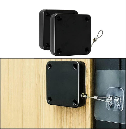 Versatile Door Stopper - 2 Pcs Affordable and Effective Solution in White