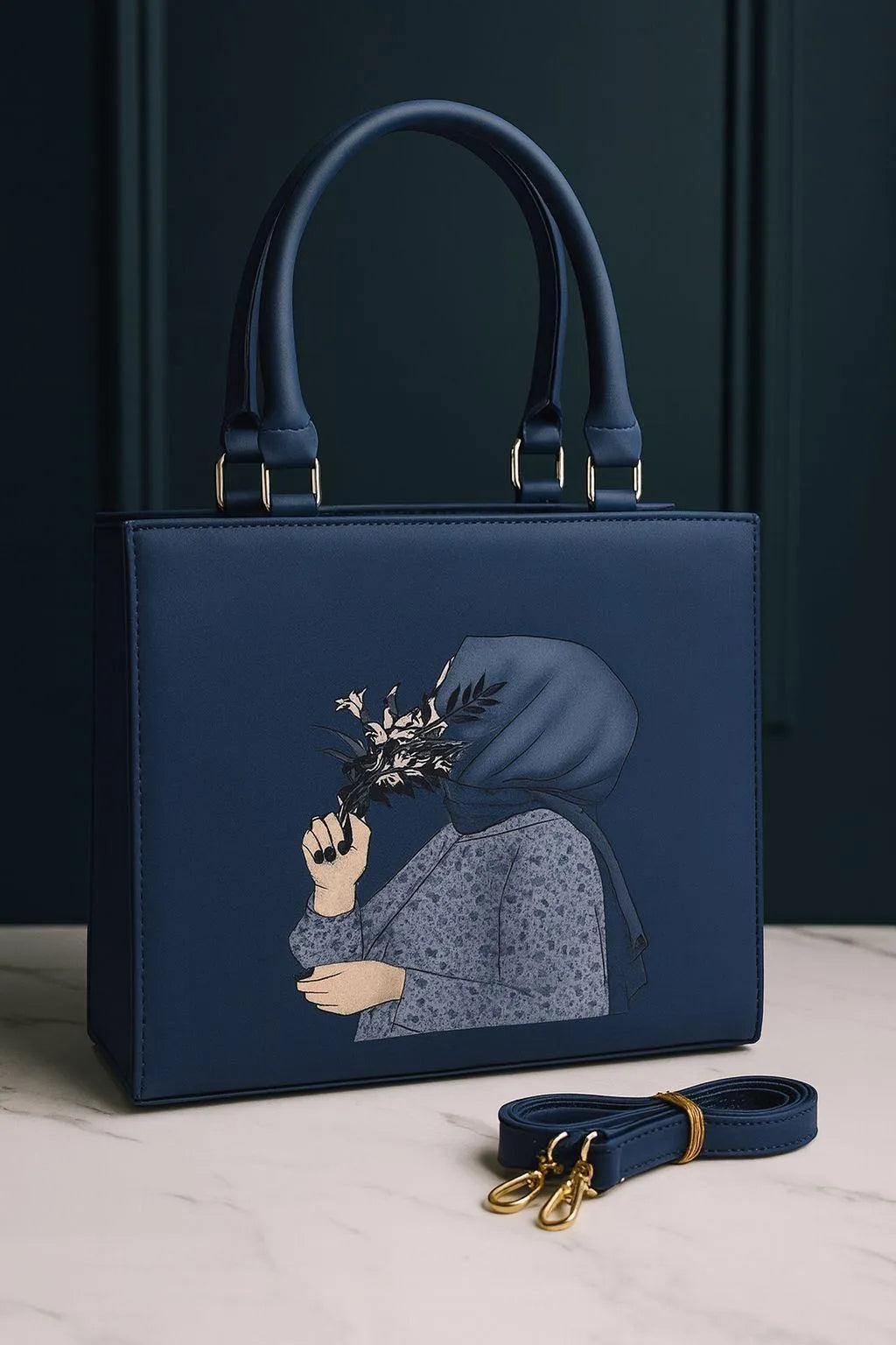 Girl's Nylon Plain Hand Bag