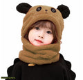 Kid's Beanie Wool Cap With Neck Warmer