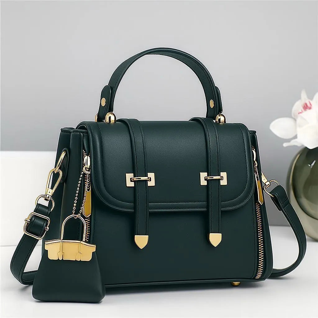 Girl's Rexine Plain Hand Bag