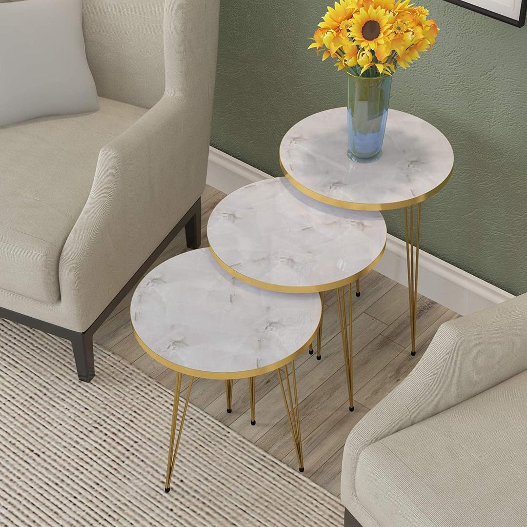 3 Pcs Coffee Table Set
