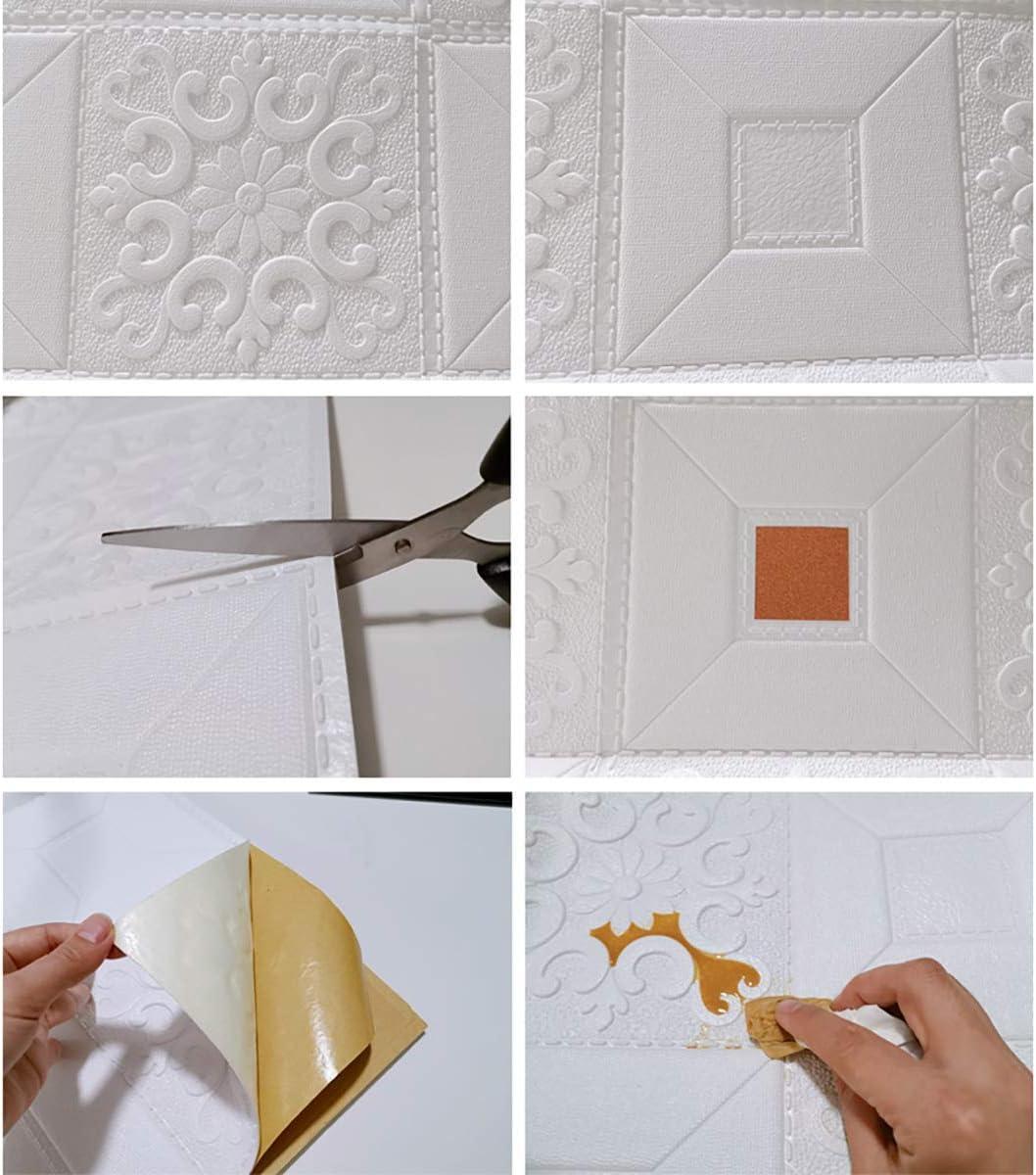 Home Design Self-Adhesive Wallpaper - 6 Pcs Easy Installation