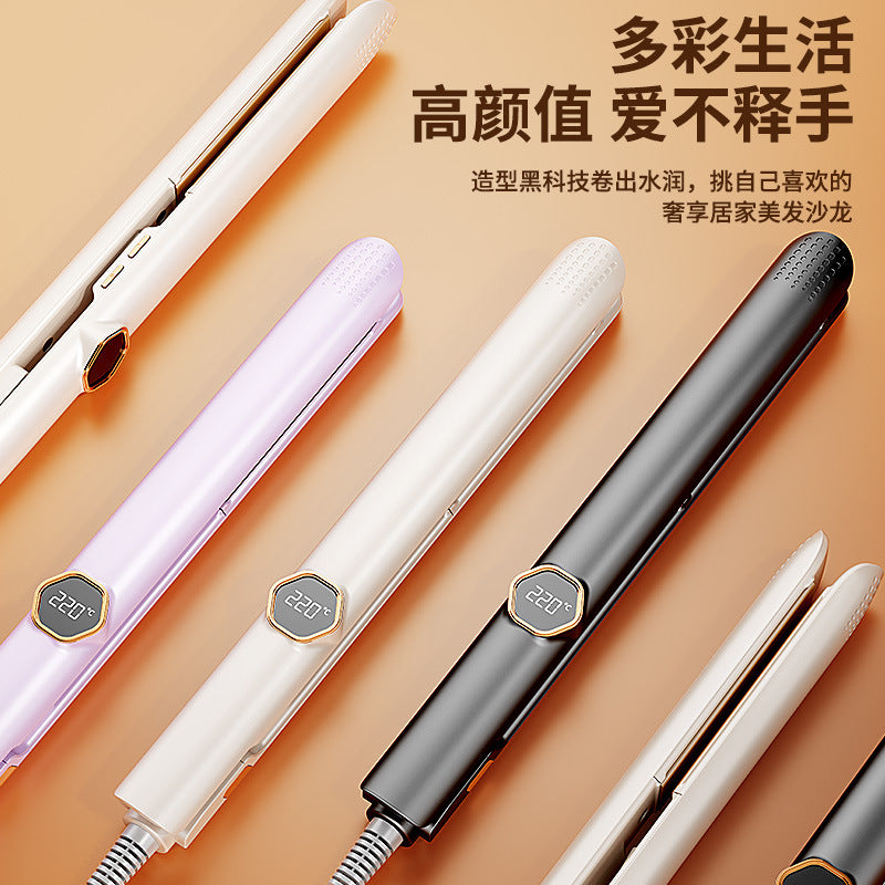 Portable Hair Straightener with 6 Temp Settings & Smart Off