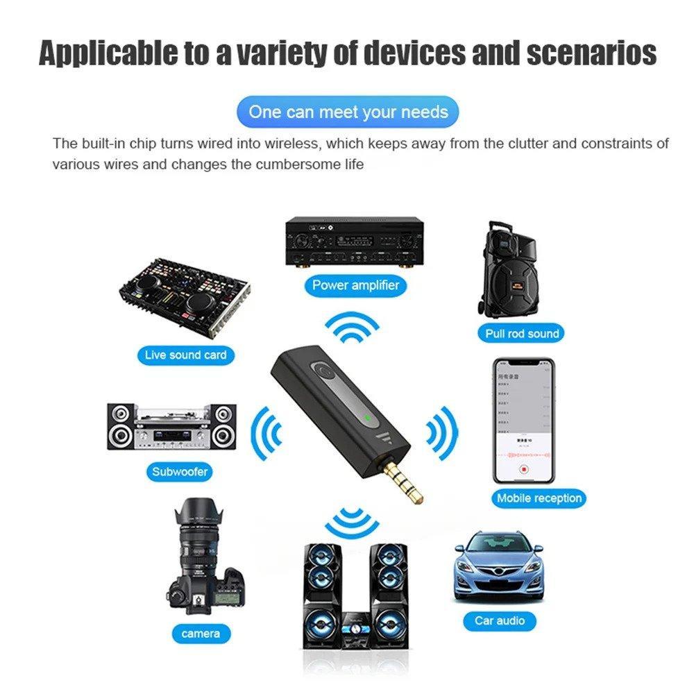K35 Dual Wireless Lavalier Microphone 3.5mm Jack for Mobile