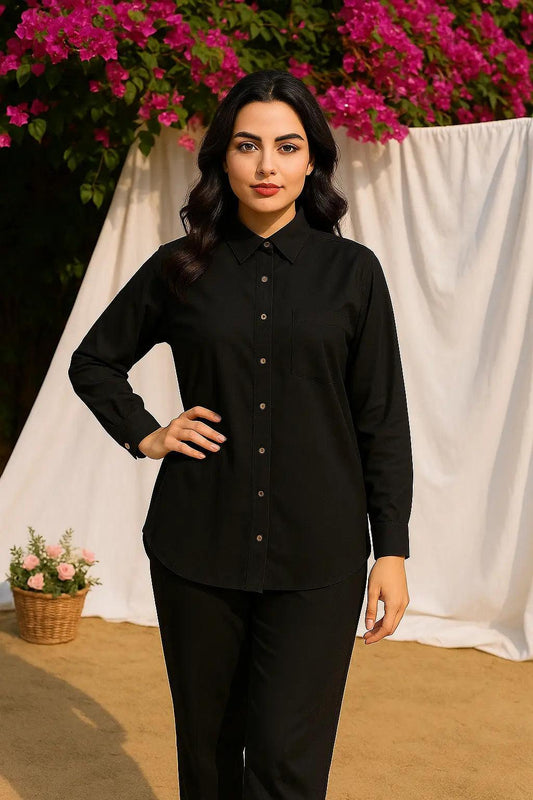 Midnight Muse Co-Ord Set – Classic Black