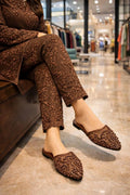 Lace Embroidered Women's Slippers