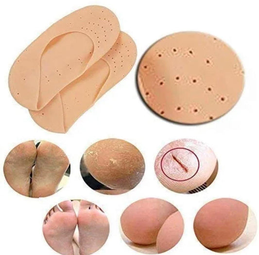 Moisturizing Gel Socks for Dead Skin Removal - 1 Pair Peach Color