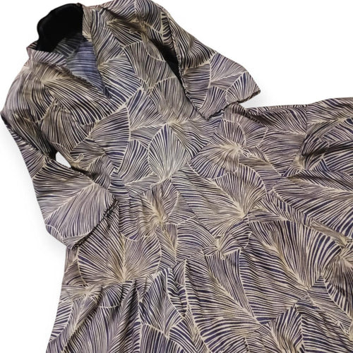 2 Pcs Women's Stitched Cambric Printed Frock And Trouser
