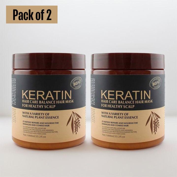 Keratin Hair Mask Treatment, 500ml - Pack Of 2