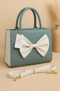 Women's PU Leather Plain Hand Bag