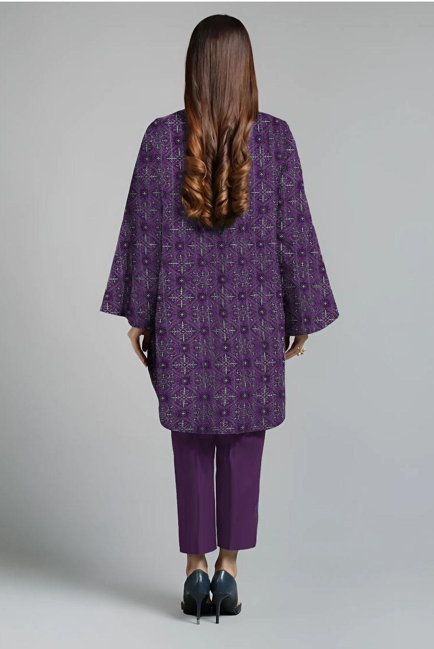 3 Pcs Women's Unstitched Printed Suit