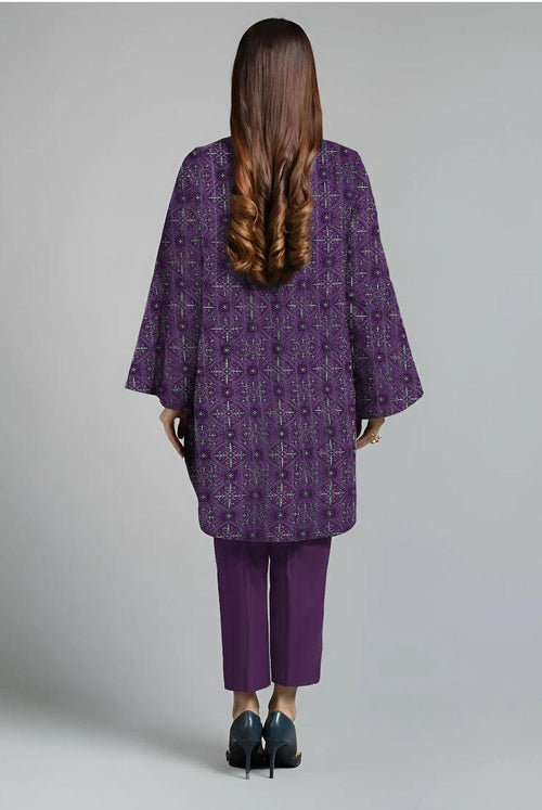 3 Pcs Women's Unstitched Printed Suit