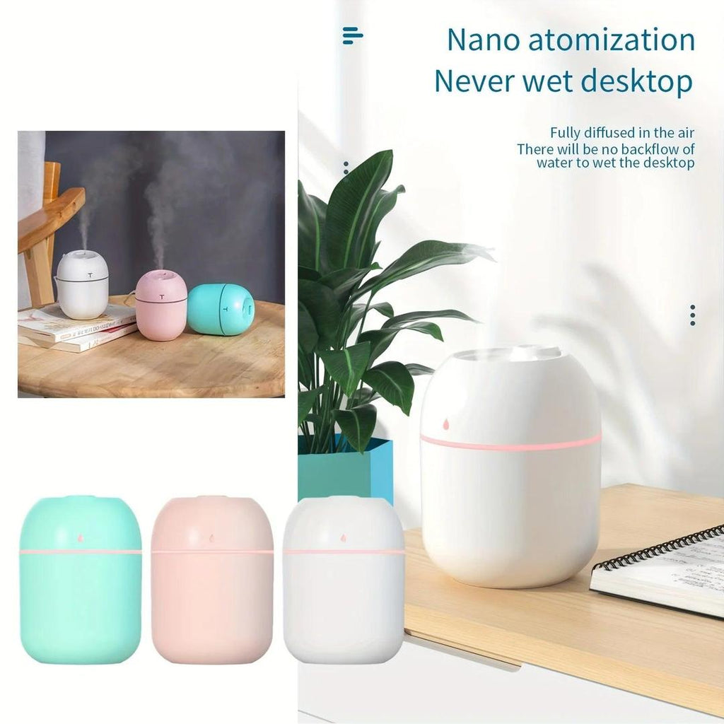 Portable Nano Humidifier for Home Office No Wet Desk