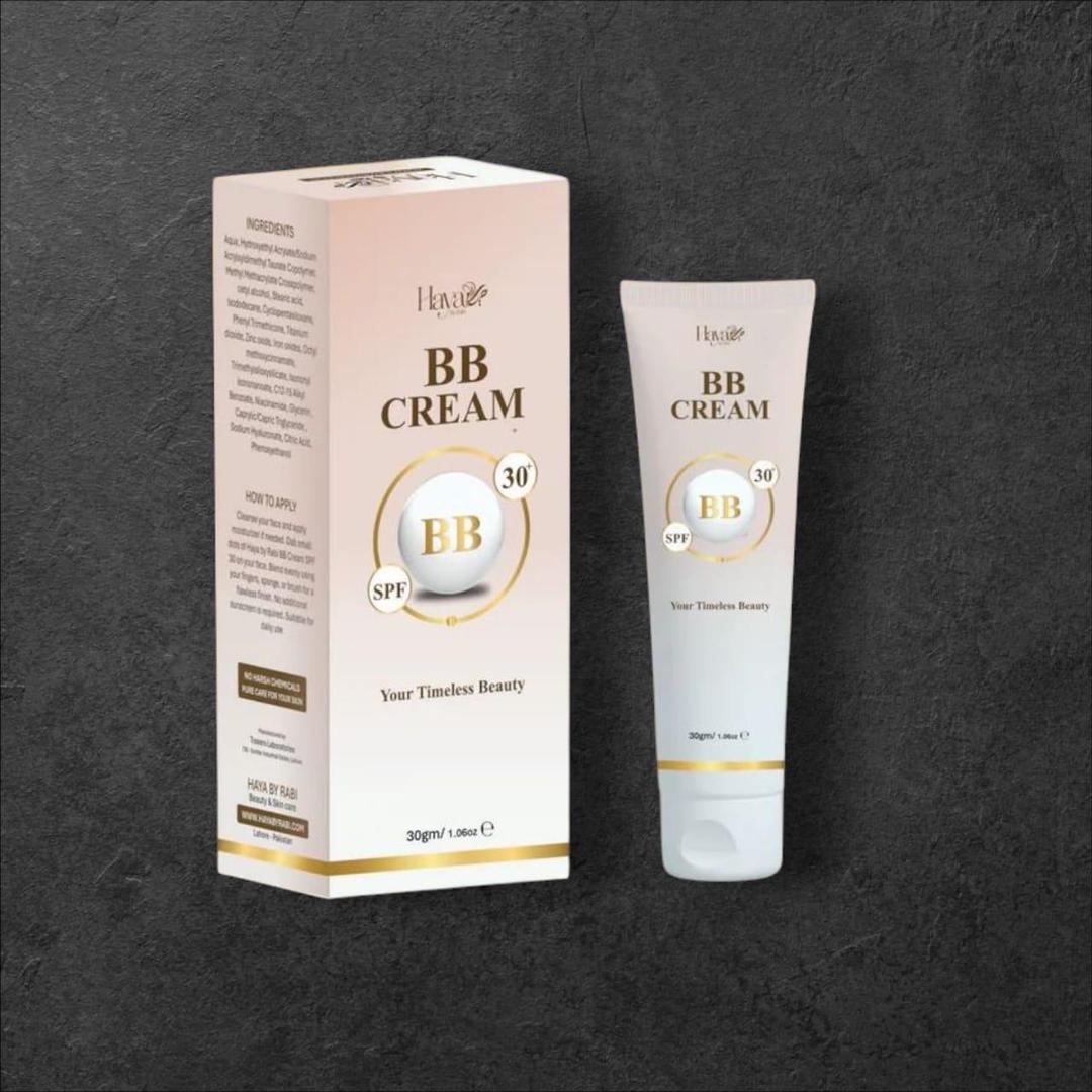 Glowy BB Cream for All Skin Types - 24 Hours Full Coverage & Dark Spots/Acne Coverage - 1 x BB Cream