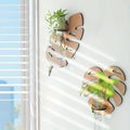 MDF Wood Planter 3D Brown Modern Decor