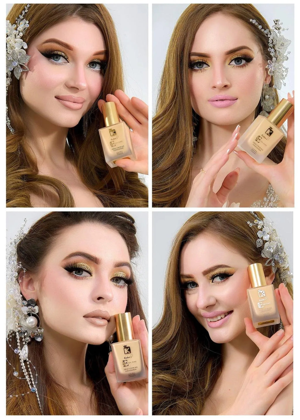 Kashees Foundation And Compact Powder Deal, Buy 1 Get 1 Free