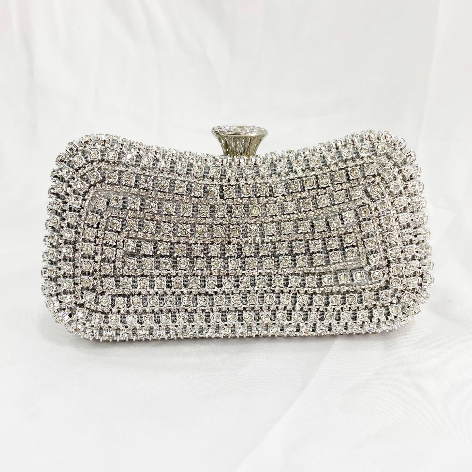Amazon E-commerce Hot Dinner Bag Diamond-encrusted Women's Hand-held Dress Small Bag Banquet Bag Vintage Cheongsam Handbag