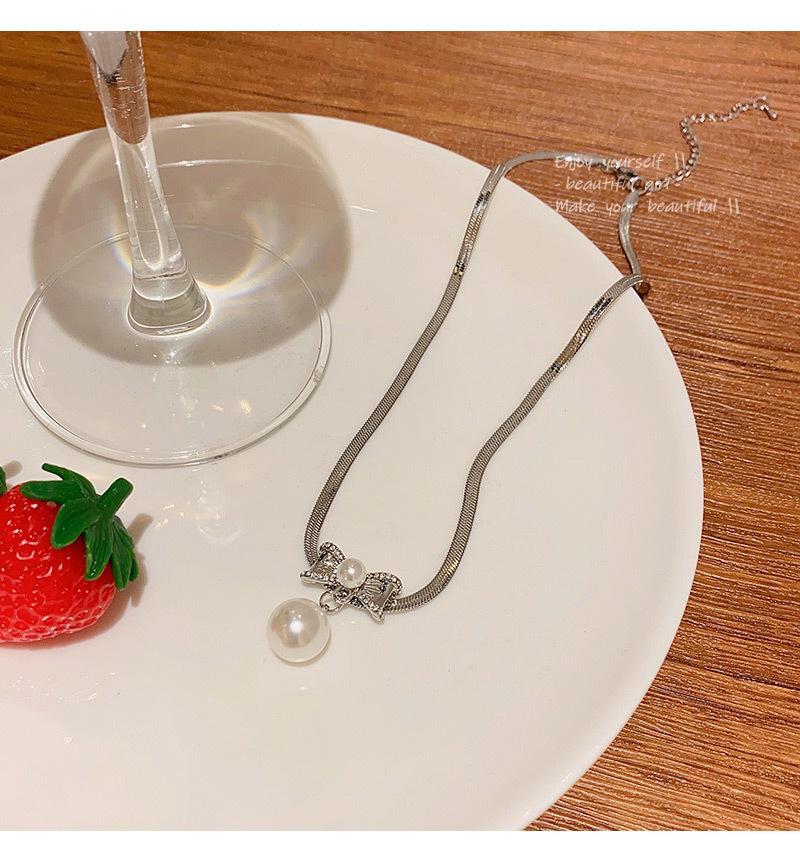 Pearl Stone Gold Plated Necklace